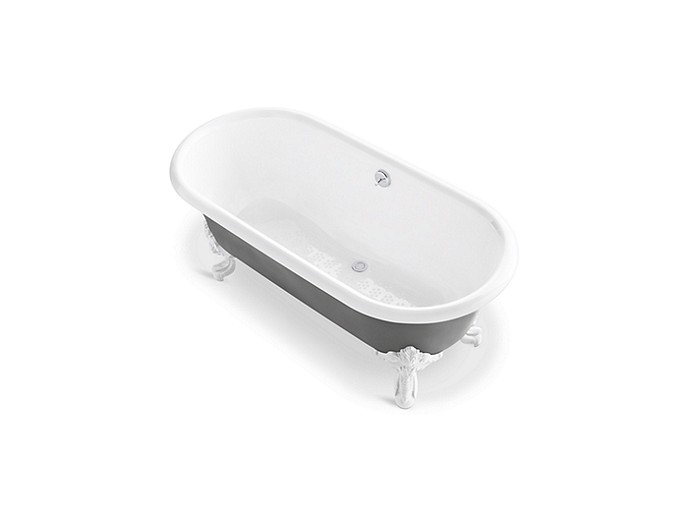 FREESTANDING CLAW FOOT BATHTUB WITH PRIMED EXTERIOR CIRCE™ by Kallista P50202-NA-0-0-large